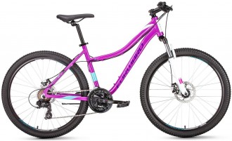 велосипед FORWARD SEIDO 26 1.0 алюм. (26" 21ск рост 17") розовый 2019