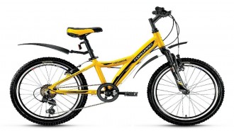 велосипед FORWARD COMANCHE 2.0 (20" 6 ск. рост 10.5") желтый 2018