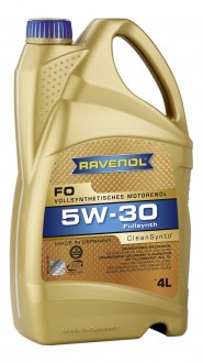 RAVENOL "FO 5W-30", 4л Масло моторное синтетическое