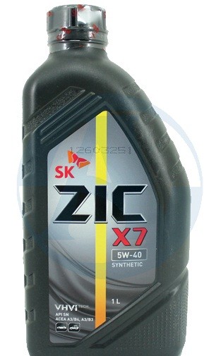 ZIC NEW X7 5W40 1л (масло моторное синт.)
