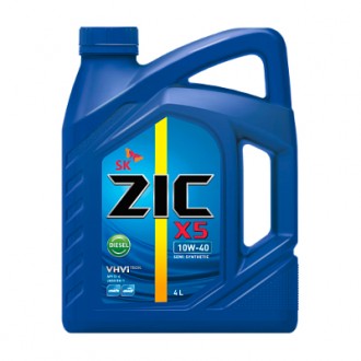 ZIC NEW X5  10W40 Diesel 4л (масло моторное п/с)
