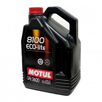 MOTUL 8100 ECO-LITE 0W-20 100% Synth. 4 L (моторное масло), шт
