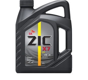 ZIC NEW X7 LS 10W30 4л (масло моторное синт.)