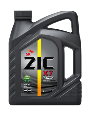 ZIC NEW X7 10W40 Diesel 6л (масло моторное синт.)