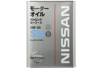 NISSAN MOTOR OIL STRONG SAVE X 5w-30 (4л) 741292, шт
