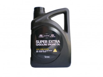 HYUNDAI/KIA Super Extra Gasoline 5W30 SL/GF-3 4л. масло моторное полусинтетическое 05100-00410