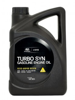 HYUNDAI TURBO SYN 5W30 SM 4л. масло моторное синтетическое 05100-00441 рекомендованное к всесезонном