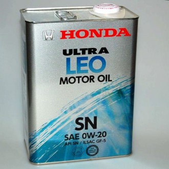 HONDA Ultra LEO SN 0W20  4L (масло моторное)