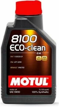 MOTUL "8100 Eco-clean 5W-30", 1л Масло моторное синтетическое 