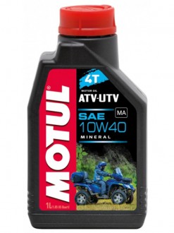MOTUL "ATV-UTV 4T 10W-40", 1л Масло моторное минеральное