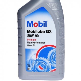 Mobilube GX 80W90, API GL-4, 1 л. Масло трансмиссионное
