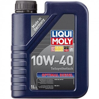 Liqui Moly "Optimal Diesel 10W-40", 1л Масло моторное полусинтетическое 3933