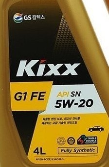 Kixx G1 SN 5W-20 /1л  синт.Масло моторное