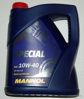 MANNOL Special SAE 10W-40 (5л.) П/синт.моторное масло API SG/CD; MB 229.1; VW 501.01/505.00