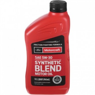 FORD MOTORCRAFT 5W30 Масло моторное  Synthetic blend  0,946л п/с  USA 714394