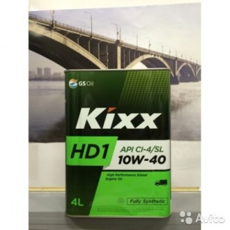 Kixx D1 10w40 синт. 4л CI-4 (дизель) Масло моторное 