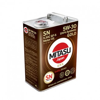 MITASU GOLD SN 5w30 синтетическое 4л