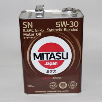 MITASU SN 5w30 п/синтетическое 4л