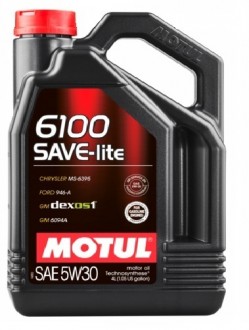 MOTUL 6100 SAVE-LITE 5W-30 4L Синтетическое моторное масло