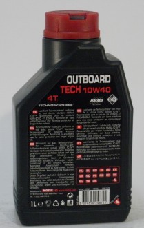 MOTUL Outboard TECH 4T SAE 10W40 1L ( масло для лодок и катеров ) Специальное масло для 4Т подвесных