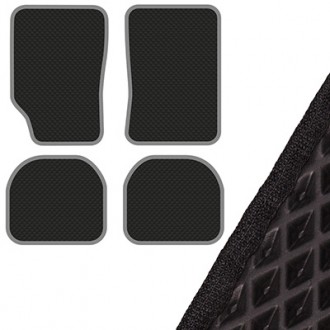 Коврик салона SKYWAY Универсальный 4пр. EVA Черный (68х47, 68х46, 46х40, 46х40), компл
