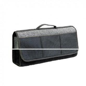 Органайзер в багажник TRAVEL, ковролиновый, 50х13х20см, чёрный, 1/24 (ORG-20 BK), шт