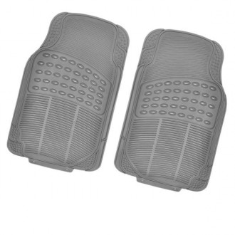 Коврик салона передний 2предм. SKYWAY Полиуретановый Серый (п:71*44.5см) S01701011
