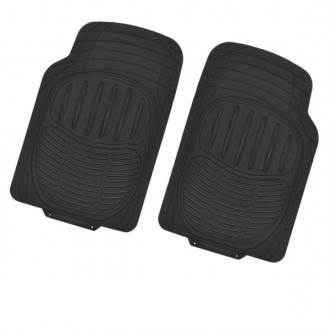 Коврик салона передний 2предм. SKYWAY Полиуретановый Черный (п:72*49см) S01701021
