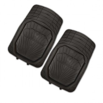 Коврик салона передний 2предм. SKYWAY Ванночка Полиуретановый Черный (п:77*52см) S01701022
