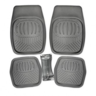 Коврик салона 5 пред.SKYWAY ванночка полиур.СЕРЫЙ TS5001P-5 ВК/S01702050