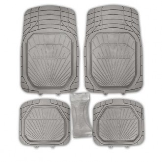 Коврик салона 5 пред.SKYWAY ванночка полиур.СЕРЫЙ TS1828P-5 GY/S01702052