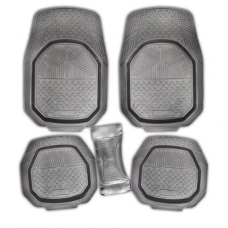 Коврик салона 5 пред.SKYWAY ванночка полиур.СЕРЫЙ TS1813P-5 GY/S01702053