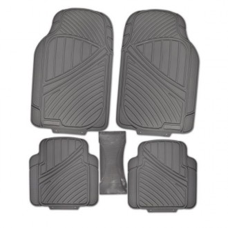 Коврик салона 5предм. SKYWAY Полиуретановый Серый (п:71*48см,с:60*26см,з:48.5*48.5см) S01702060
