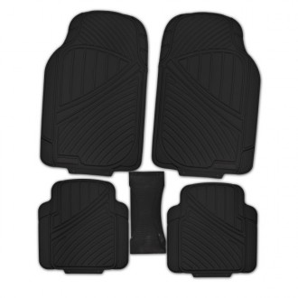 Коврик салона 5предм. SKYWAY Полиуретановый Черный (п:71*48см,с:60*26см,з:48.5*48.5см) S01702068
