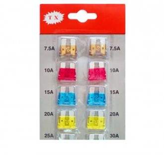 Предохранитель флажковый MEDIUM набор 10шт 5-30А