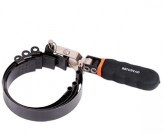 Съемник масляного фильтра АвтоДело универсальный 60-70, 73-82, 89-98, 105-113 ременный, шт