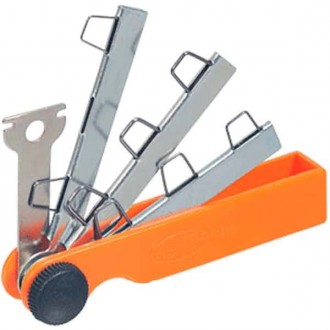 Щуп веером АвтоДело №8 зазоров свечей (0,55-1,1мм) блистер