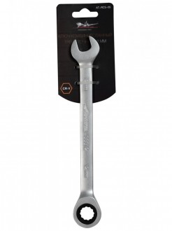 Ключ трещоточный комбинированный 19мм AIRLINE, шт