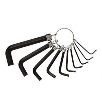 Набор ключей шестигр 10предметов на кольце, компл