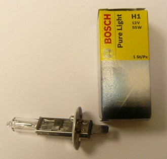 ЛАМПА H1 12V 55W Bosch 1987302011 PURE LIGHT (коробка/1шт)