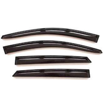 Ветровик накладной SKYWAY Mitsubishi Outlander 2002-2006, Airtrek 2001-2005 компл 4шт.