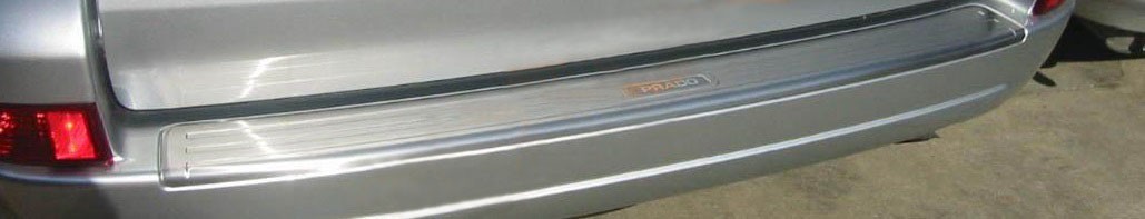 Накладка заднего бампера TOYOTA LAND CRUISER PRADO 120 02-09 хром