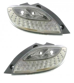 Фонарь задний MAZDA 2 /DEMIO 07- хром диодные тюнинг комплект R+L