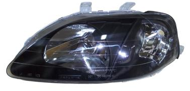 Фара HONDA CIVIC 98-01 RS черный хрусталь LH+RH комплект