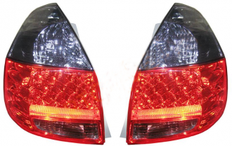 Фонарь задний HONDA FIT 01-07 5D LH+RH темные комплект