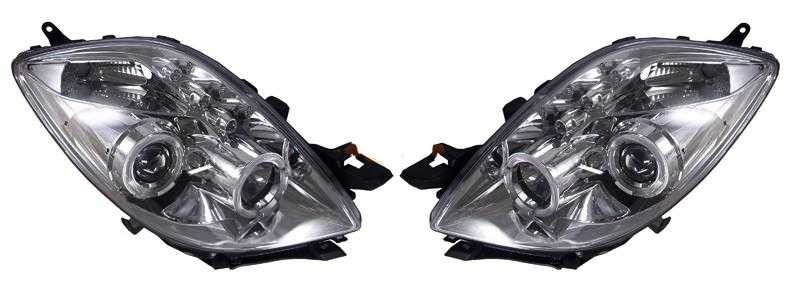 Фара TOYOTA VITZ /YARIS 05-08 хром LH+RH комплект