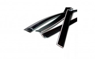 Ветровик накладной SKYWAY Geely MK седан 2010-2014 компл 4шт.