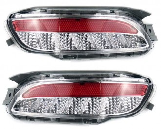 Фонарь в задний бампер TOYOTA HARRIER /LEXUS RX330 03-08 диодные красн /белые, комплект