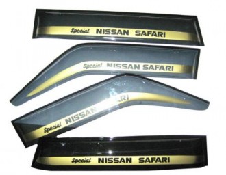 Ветровики NISSAN PATROL /SAFARI 98-04 комплект