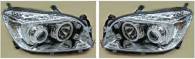 Фара TOYOTA RAV4 05-08 хром линза диодный тюнинг комплект R+L